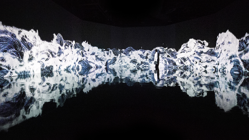 teamLab Black Waves - Continuous
